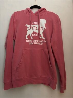 New Buffalo Michigan Pink Hooded Sweatshirt